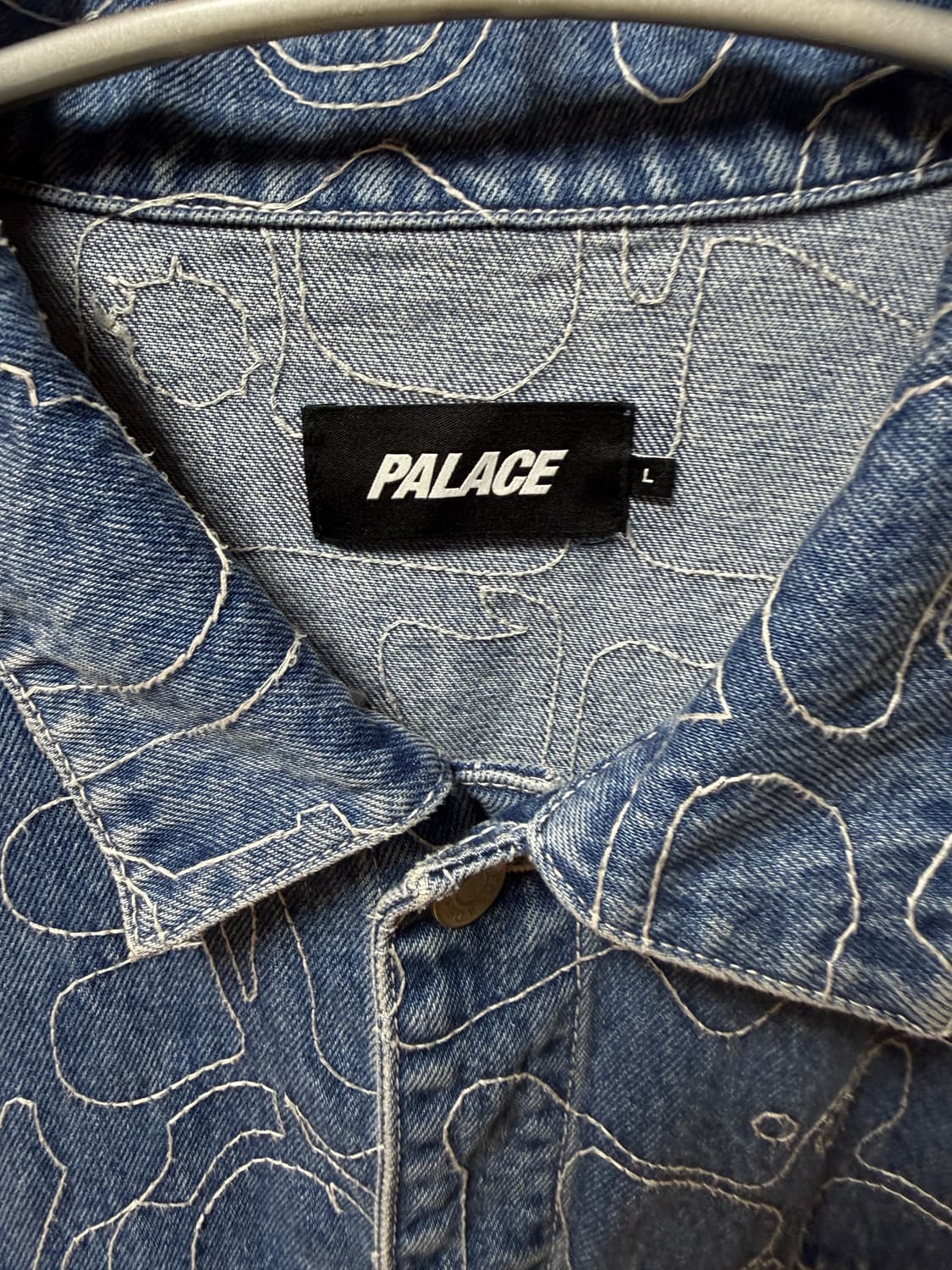 [L] 팔라스 SPLAT 데님 자켓 스톤 워시 - 24SS 상품이미지3