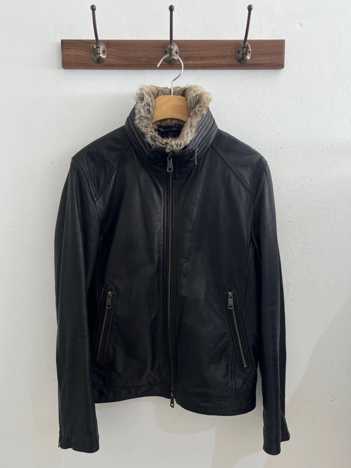 버버리 레더 자켓 상품이미지1