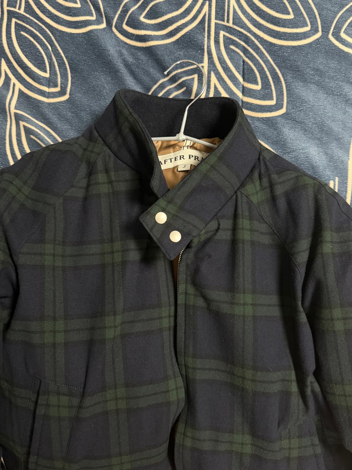 에프터프레이 해링턴 다운 블루종 상품이미지1