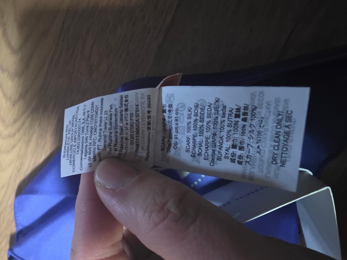 토리버치 실크 머플러 상품이미지6