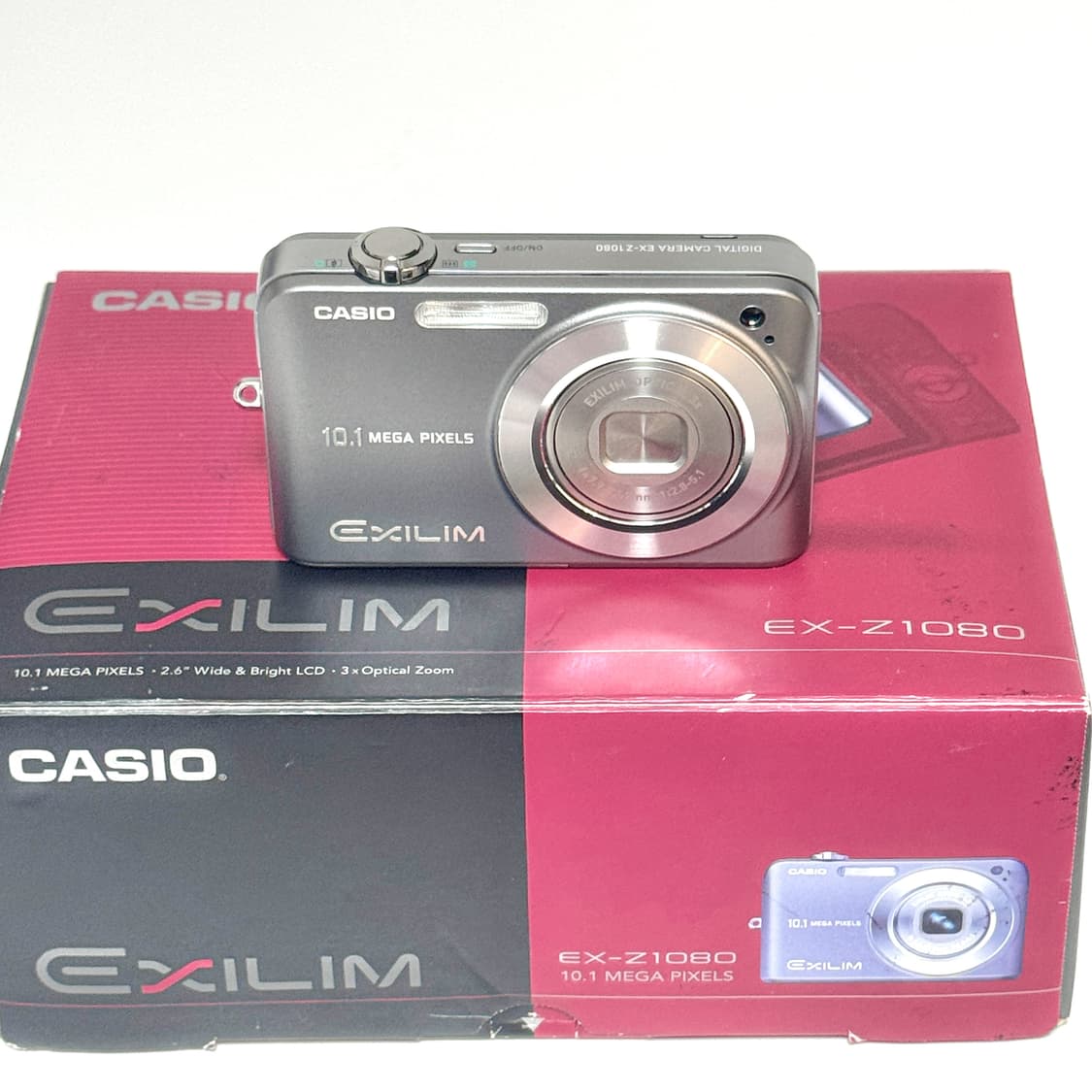 카시오 엑슬림 EX-Z1080 실버 빈티지디카 상품이미지5