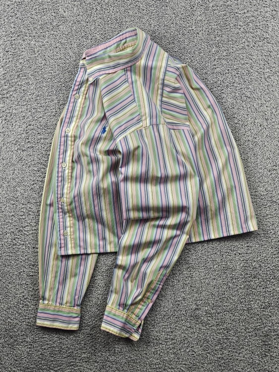 폴로랄프로렌 크롭 커스텀 멀티스트라이프 셔츠 ( S추정 ) / 11664 상품이미지3