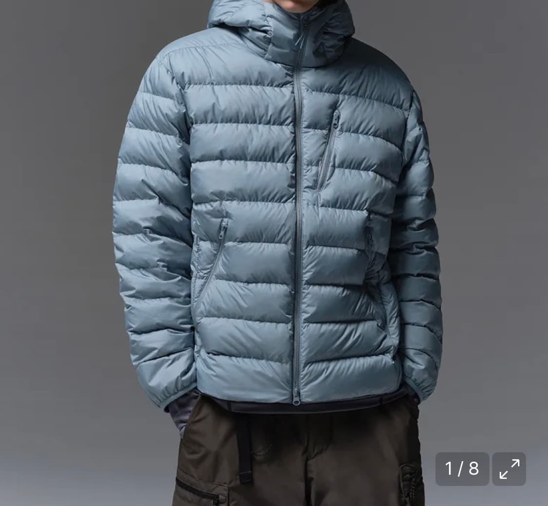 XL 무탠다드 시티레저 다운 자켓 문블루 상품이미지1