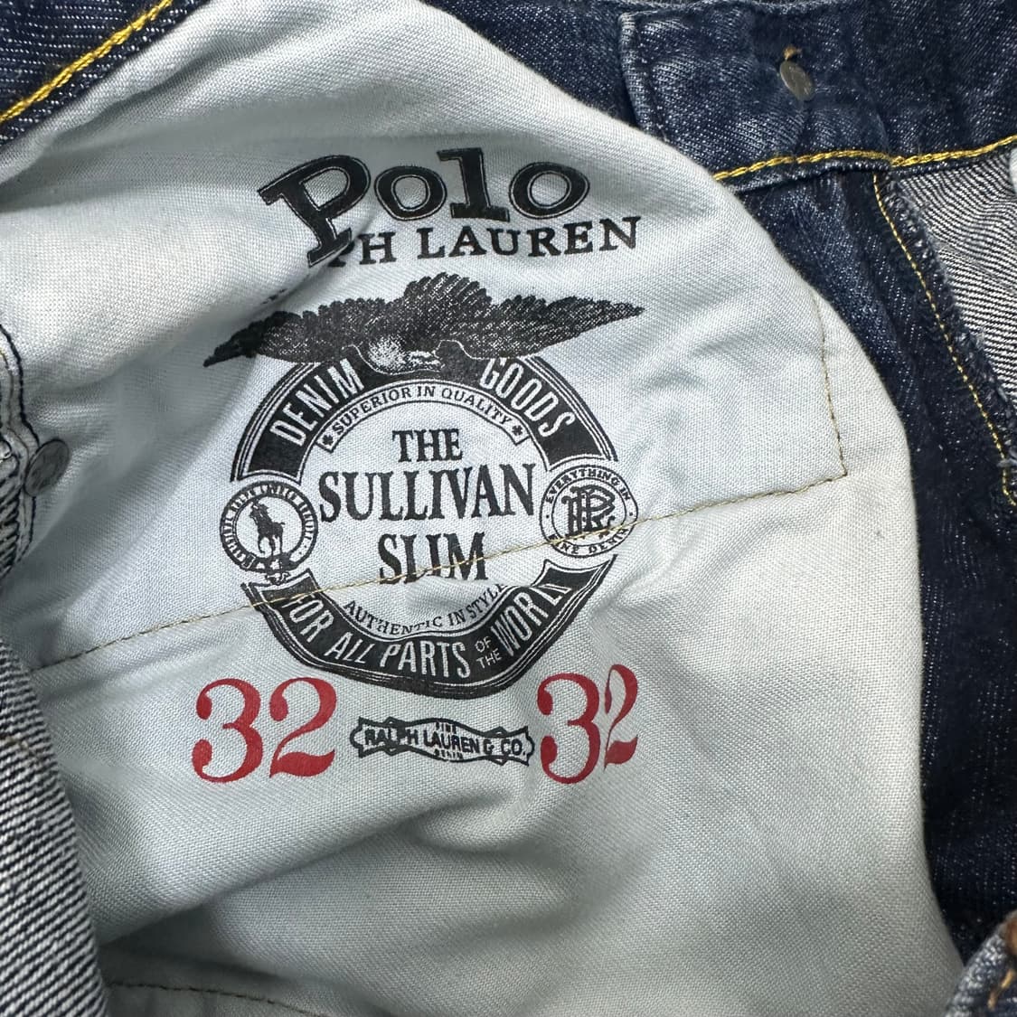 POLO 폴로 랄프로렌 데미지 데님 청바지 32인치 상품이미지9