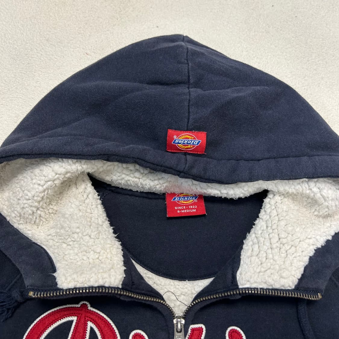 Dickies Navy Fleece Hoodie Zip-up 상품이미지5