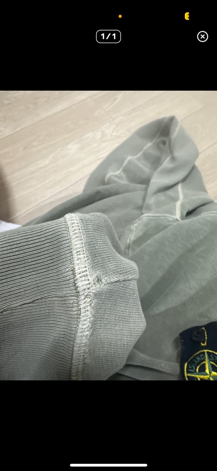 (급처)스톤아일랜드 맨투맨 22ss 올리브색상 상품이미지7