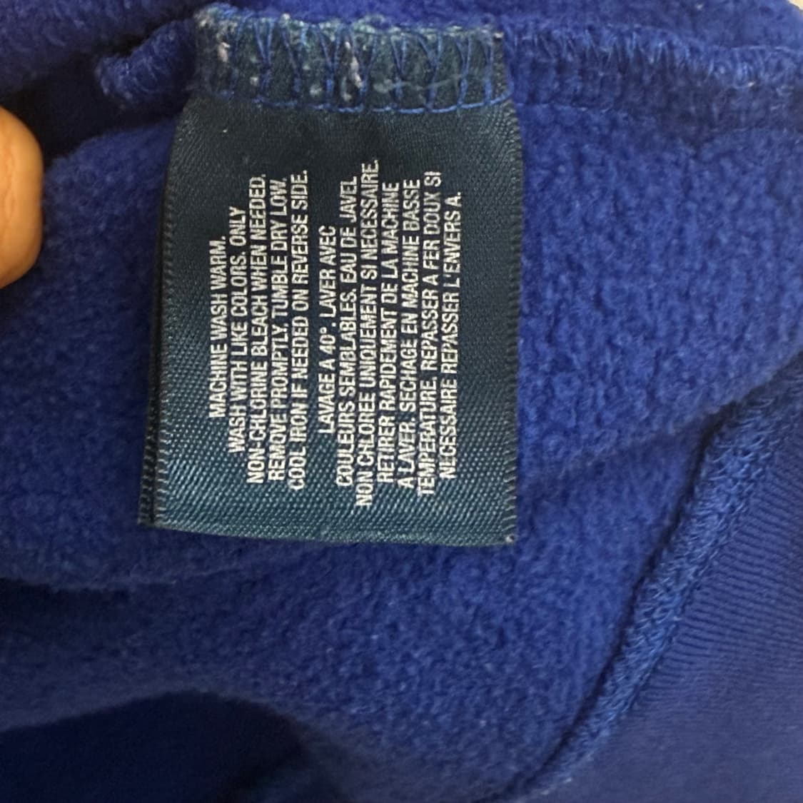 폴로 랄프로렌 블루 후드집업 L 상품이미지3