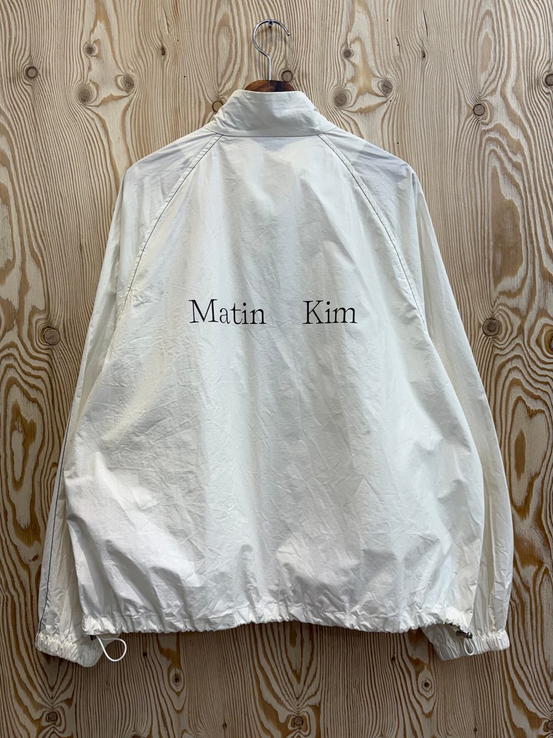 마뗑킴 로고 코팅 점퍼 상품이미지1