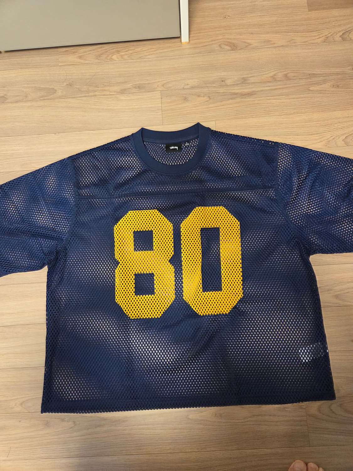 스투시 팀 저지 80 네이비 L 상품이미지2