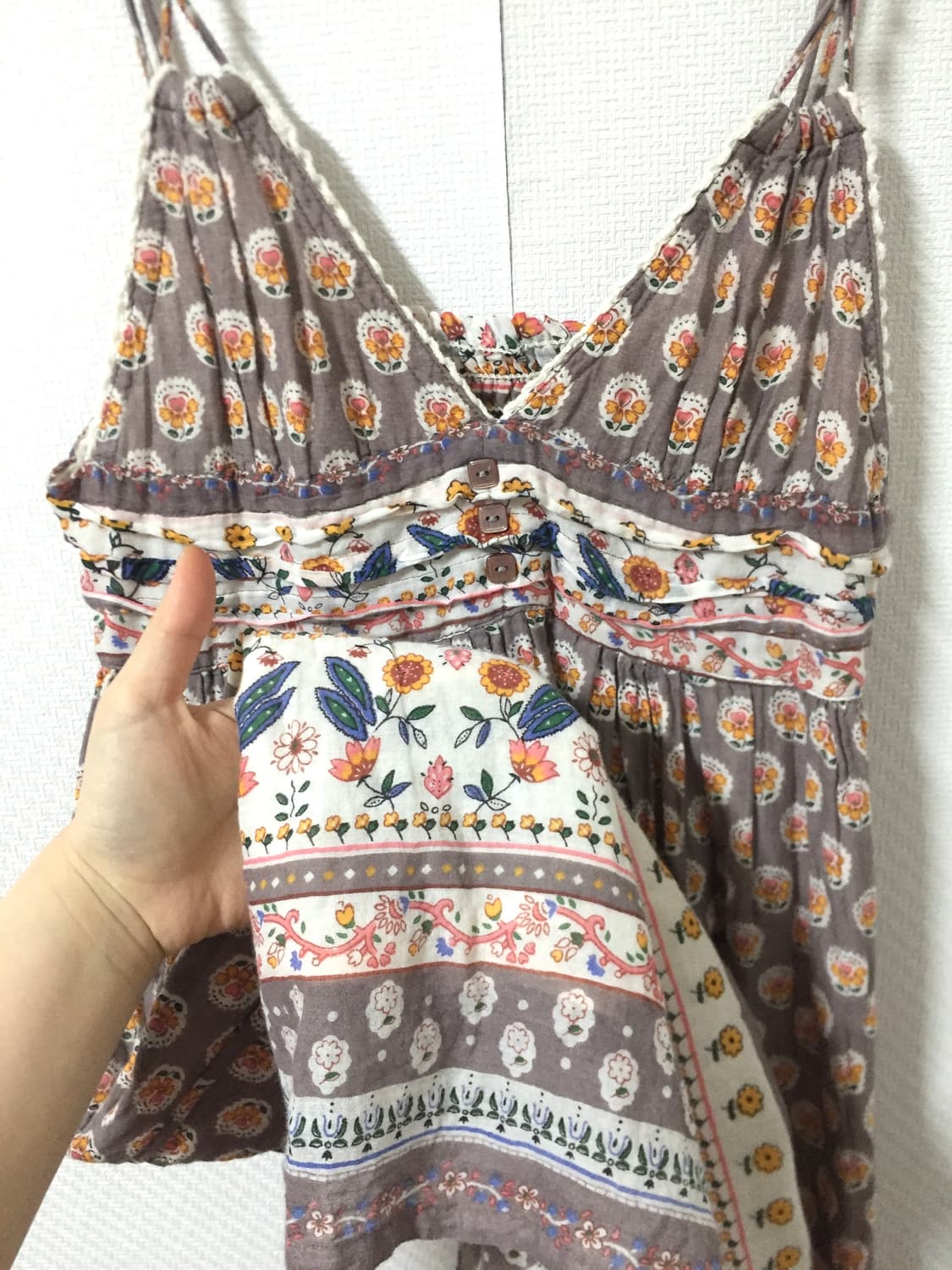 vintage hagumi  flower dress 상품이미지1