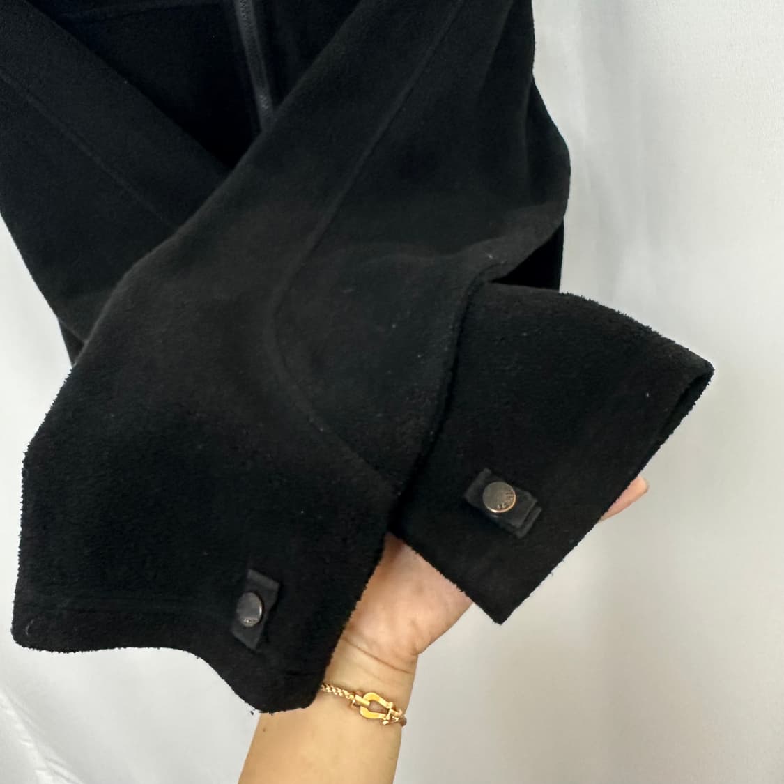 노스페이스 남자 기모 집업자켓 검정 105  EO 상품이미지3