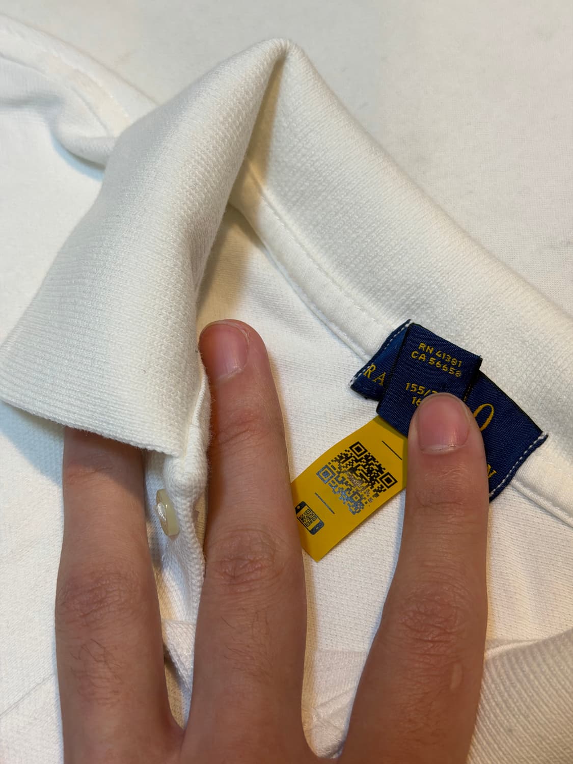 폴로 랄프로렌 빅포니 카라티 화이트 상품이미지3