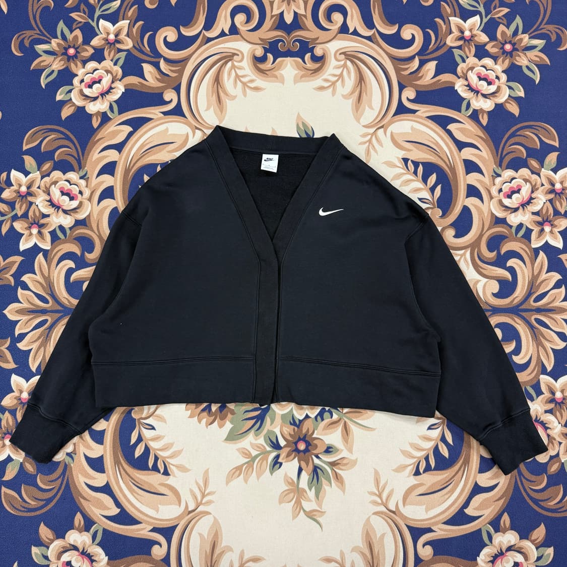 (우먼즈 M)나이키NIKE 피닉스 플리스오버 핏 가디건(블랙) 상품이미지2