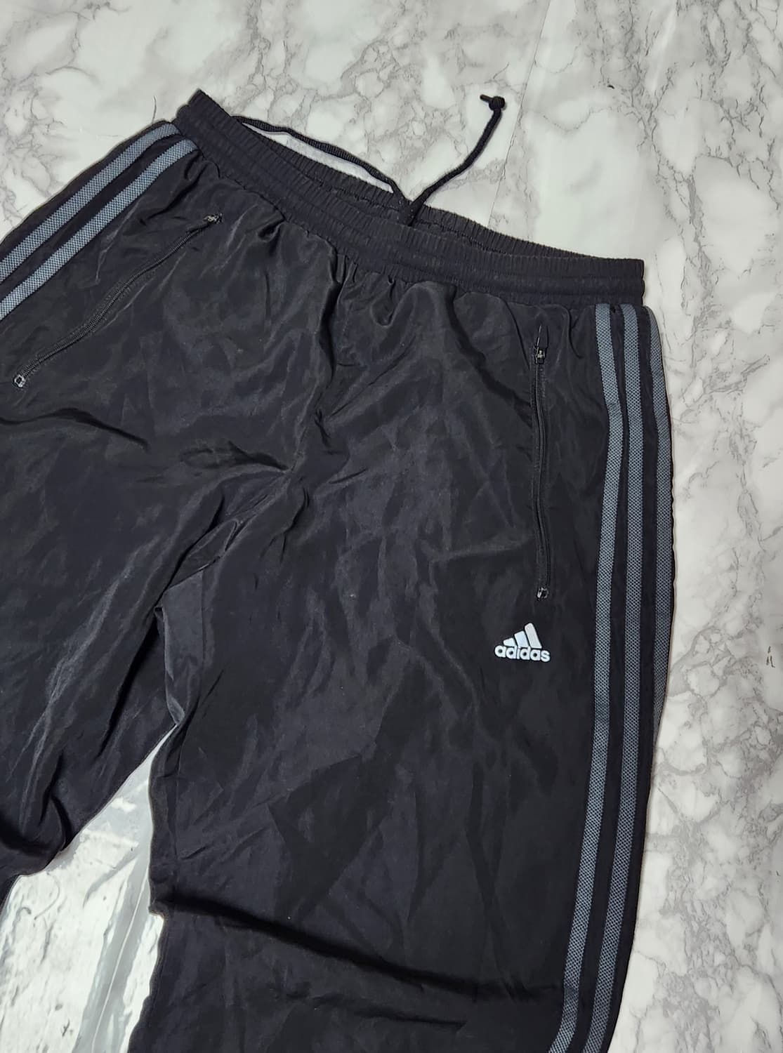 아디다스 삼선 트랙팬츠 바람막이 와이드 바지 상품이미지3