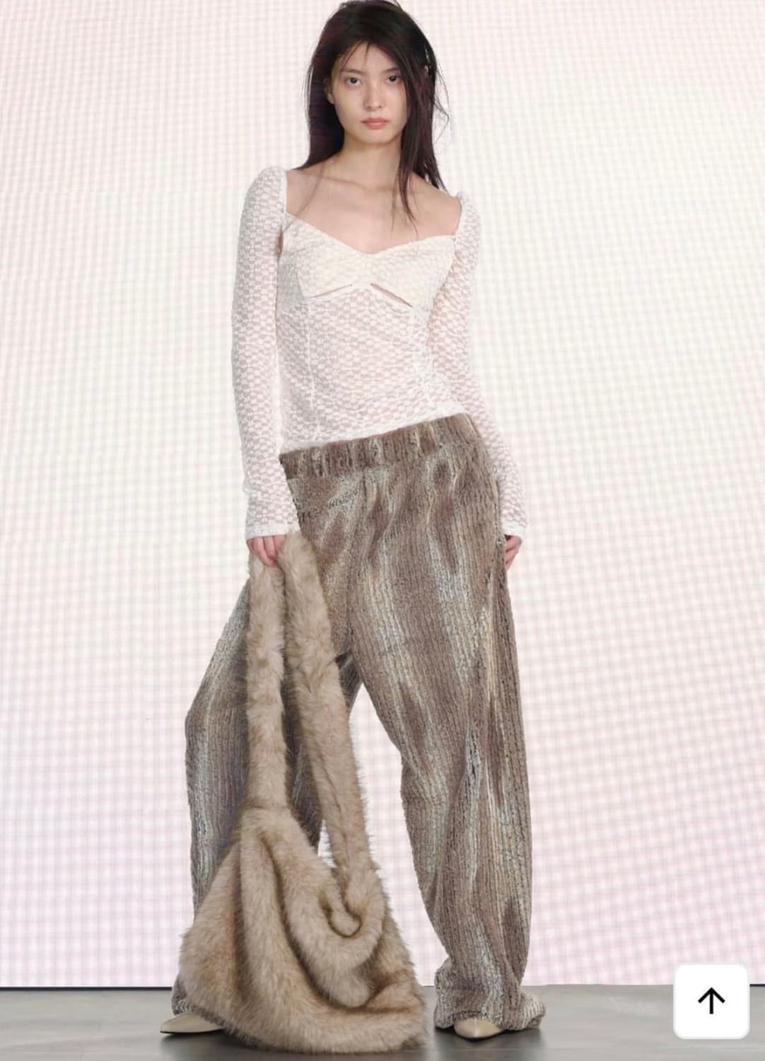 세릭 cerric 모헤어 백 베이지 상품이미지3