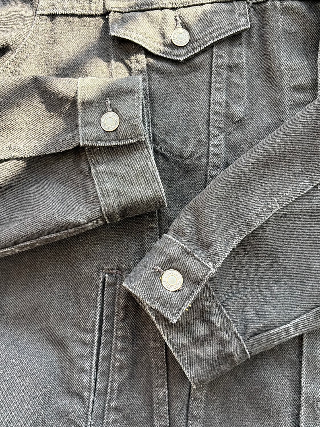 Levis 리바이스 데님 블랙 트러커 자켓 XXL (105)   상품이미지4