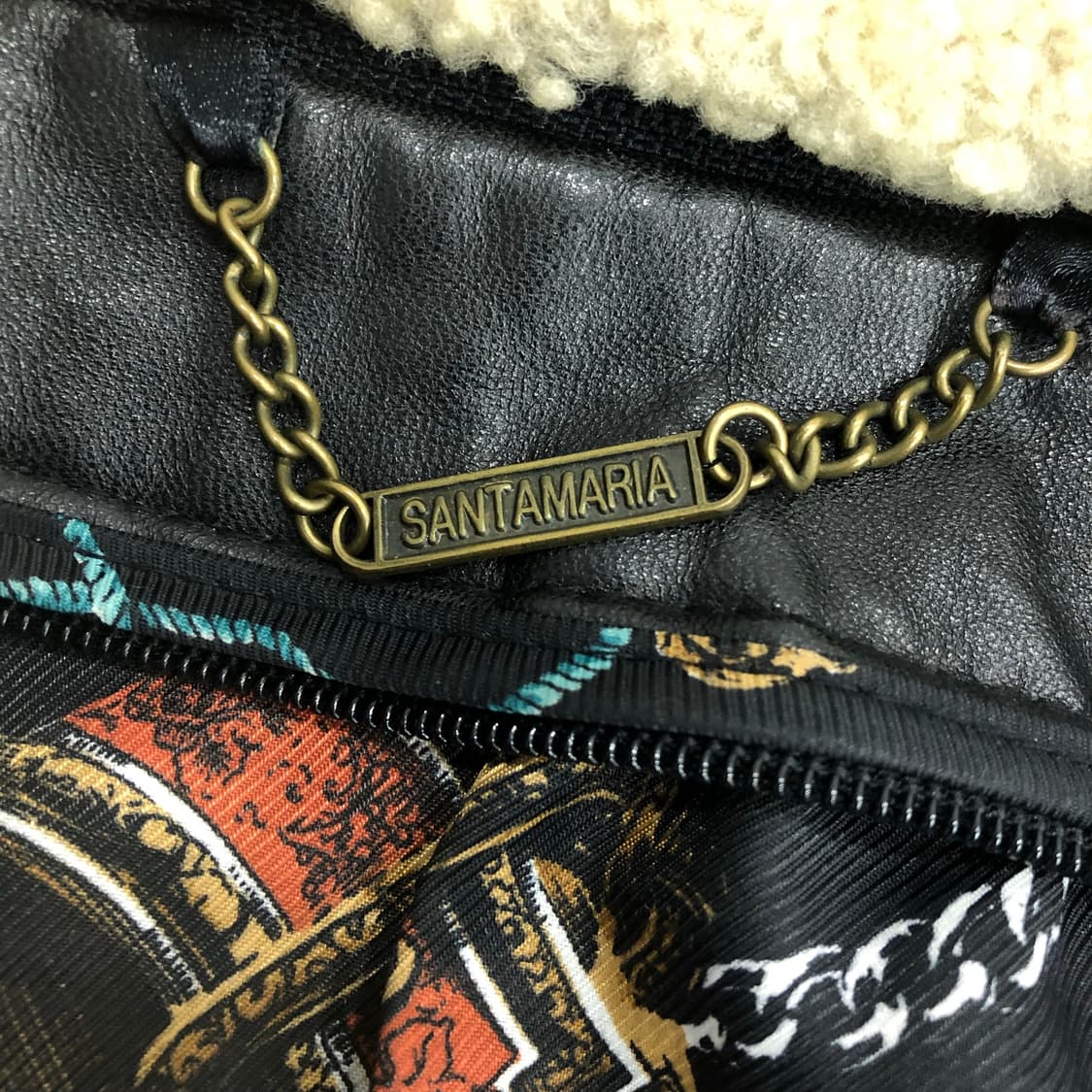 빈티지 가죽 봄버 리얼레더 레더 자켓 상품이미지5