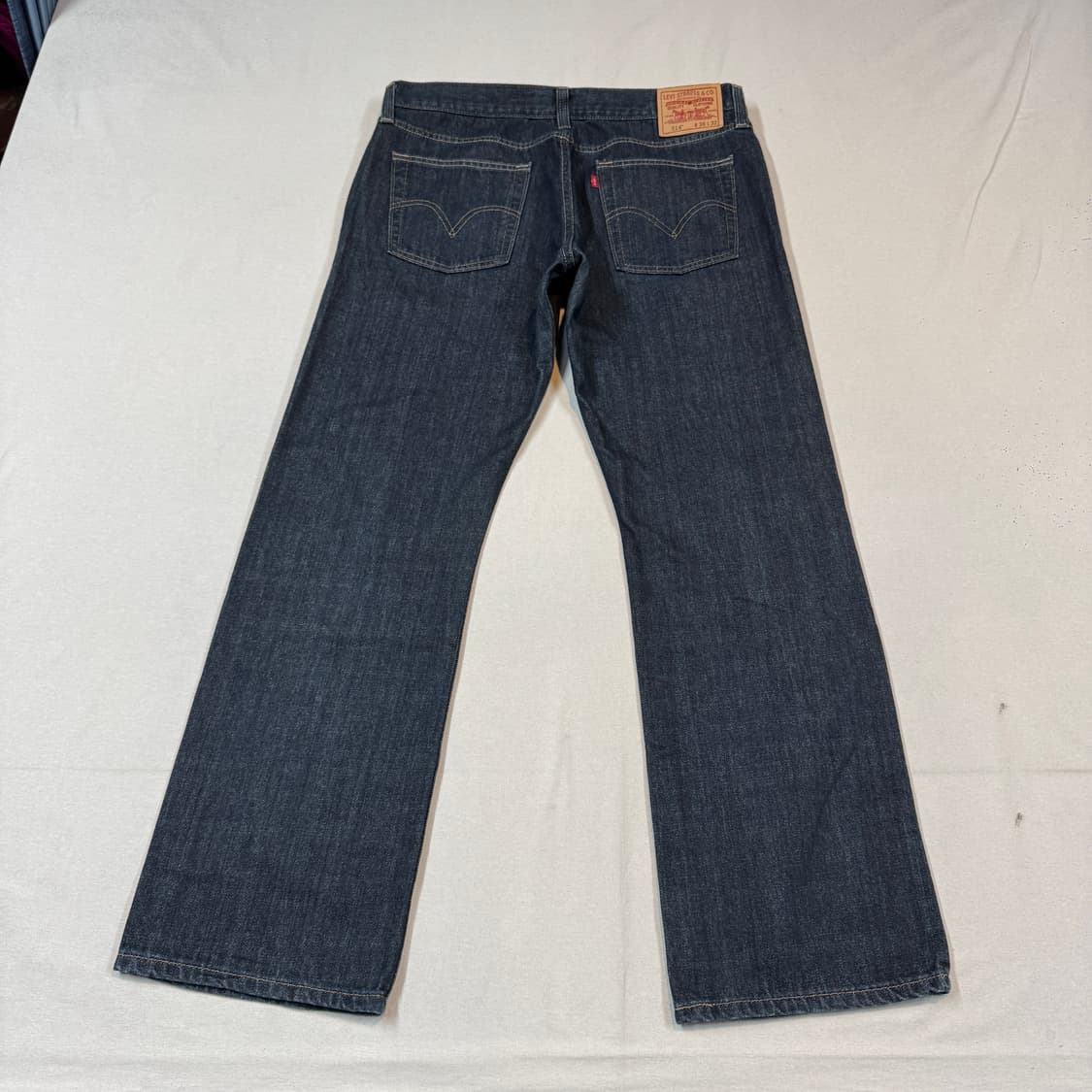 36inch) 리바이스 514 슬림 스트레이트 진청 데님 청바지 상품이미지1