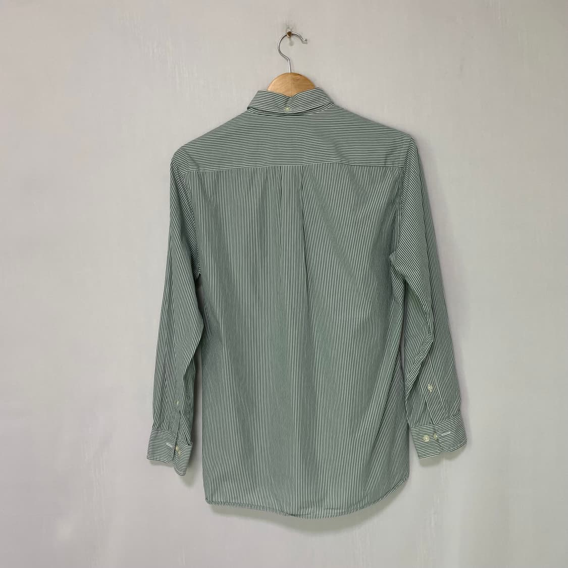 브룩스브라더스 스트라이프 셔츠 민트 그린 남성 S 상품이미지4