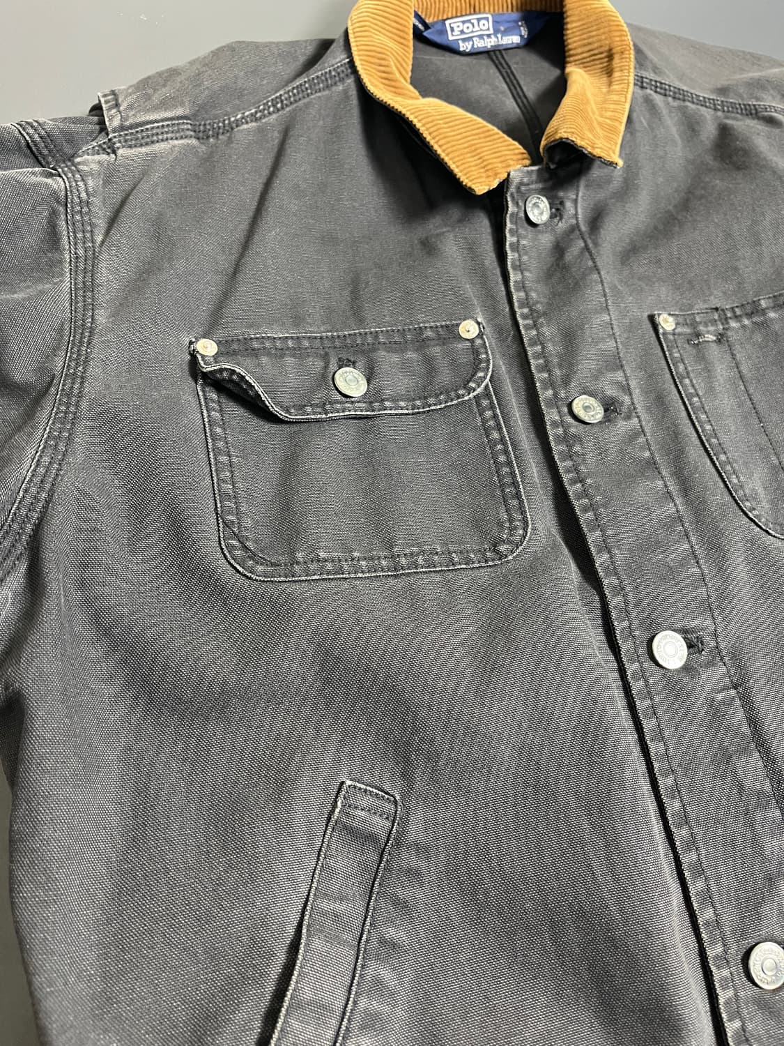 폴로 덩가리 자켓 블랙 90s 상품이미지4