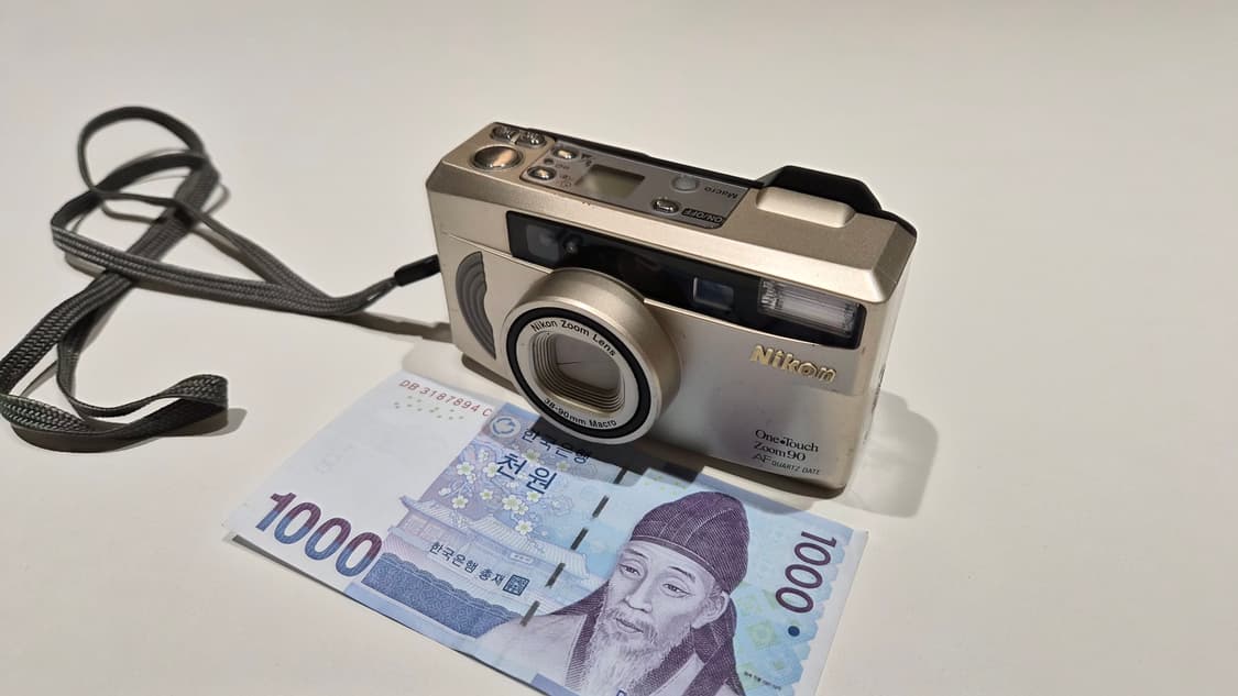 작례O 스냅 강력추천 니콘 원터치 줌 90 필름카메라 빈티지 필카 상품이미지1