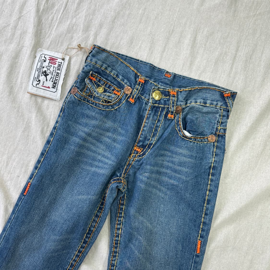 트루릴리젼 usa 빌리 레인보우 데님팬츠 30 상품이미지4