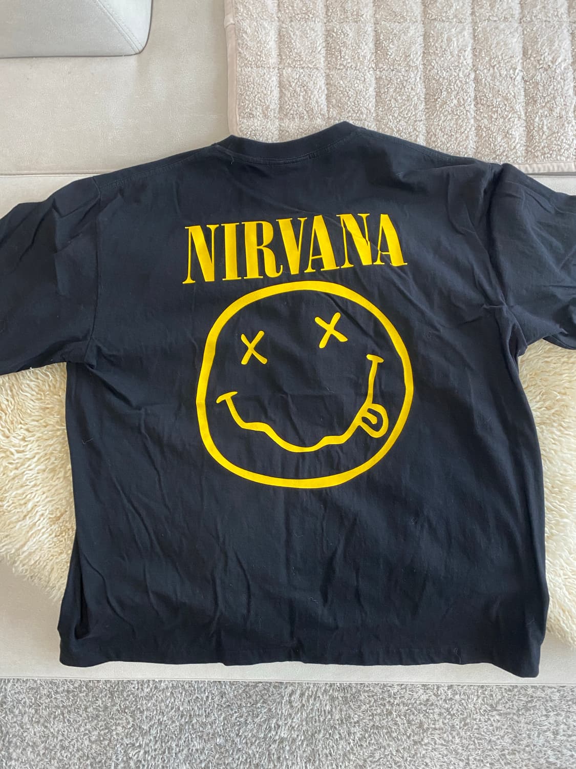 너바나 밴드 락 티셔츠 빈티지 밴드 티셔츠 XL 상품이미지6