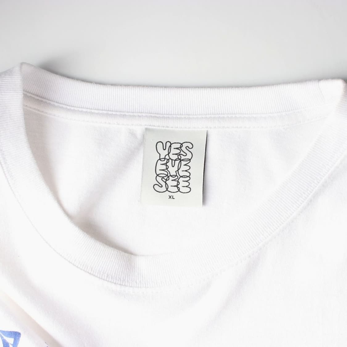 YESEYESEE 타이포 그래픽 화이트 반팔 XL 상품이미지5