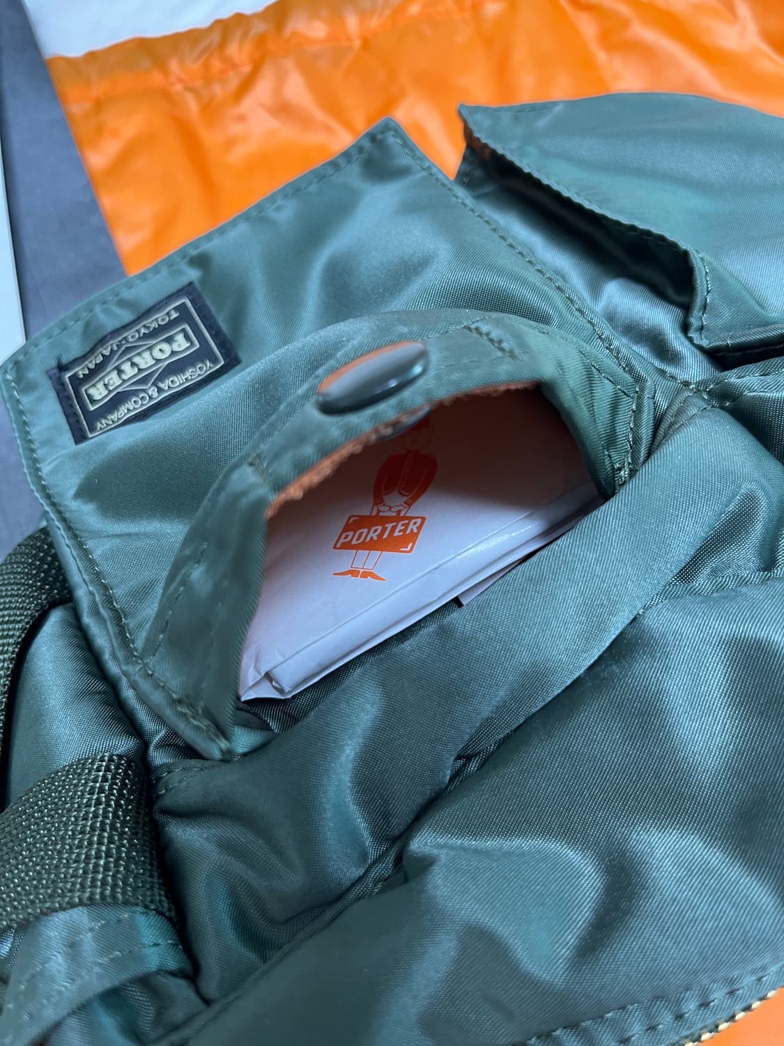 [요시다 포터] 올 뉴 탱커 패니 팩 세이지 그린 상품이미지3