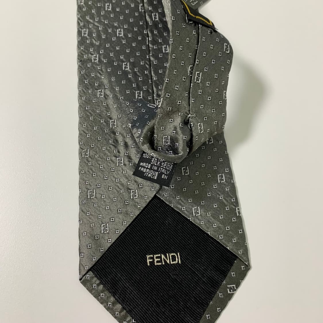 펜디(FENDI) FF모노그램 명품넥타이 A+등급 9.4cm 상품이미지7