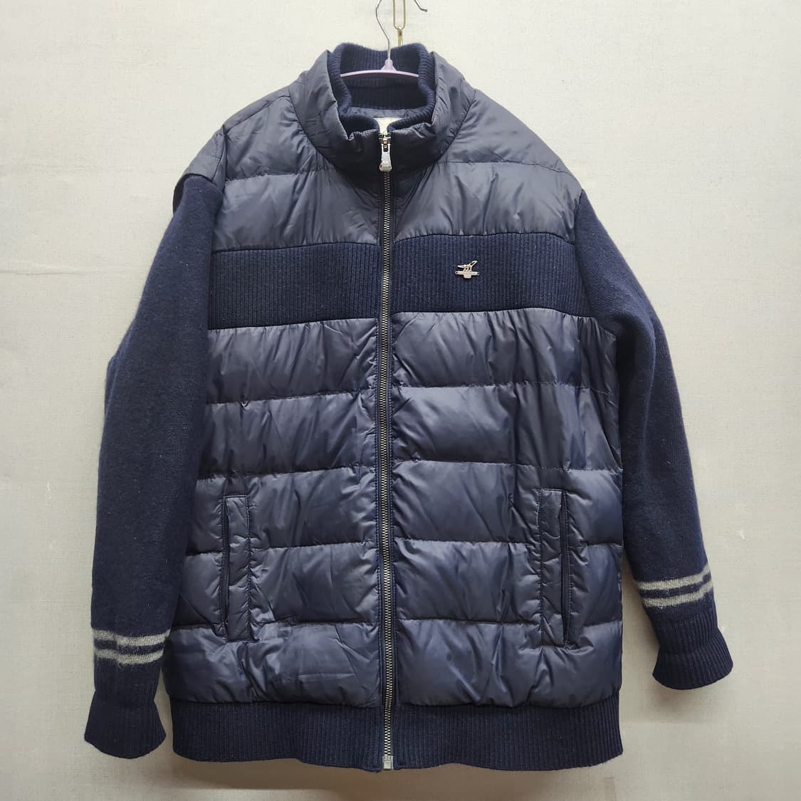 헨리코튼 골프 방풍 니트 구스다운 패딩L 상품이미지1