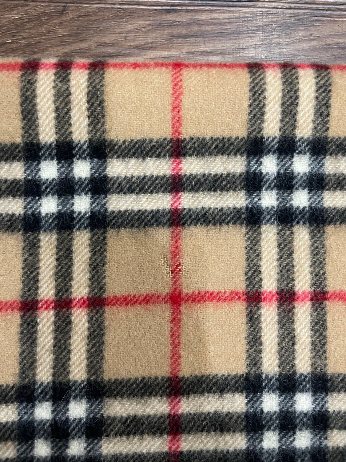 버버리 램스울 노바체크 쁘띠 머플러 목도리 베이지 상품이미지2