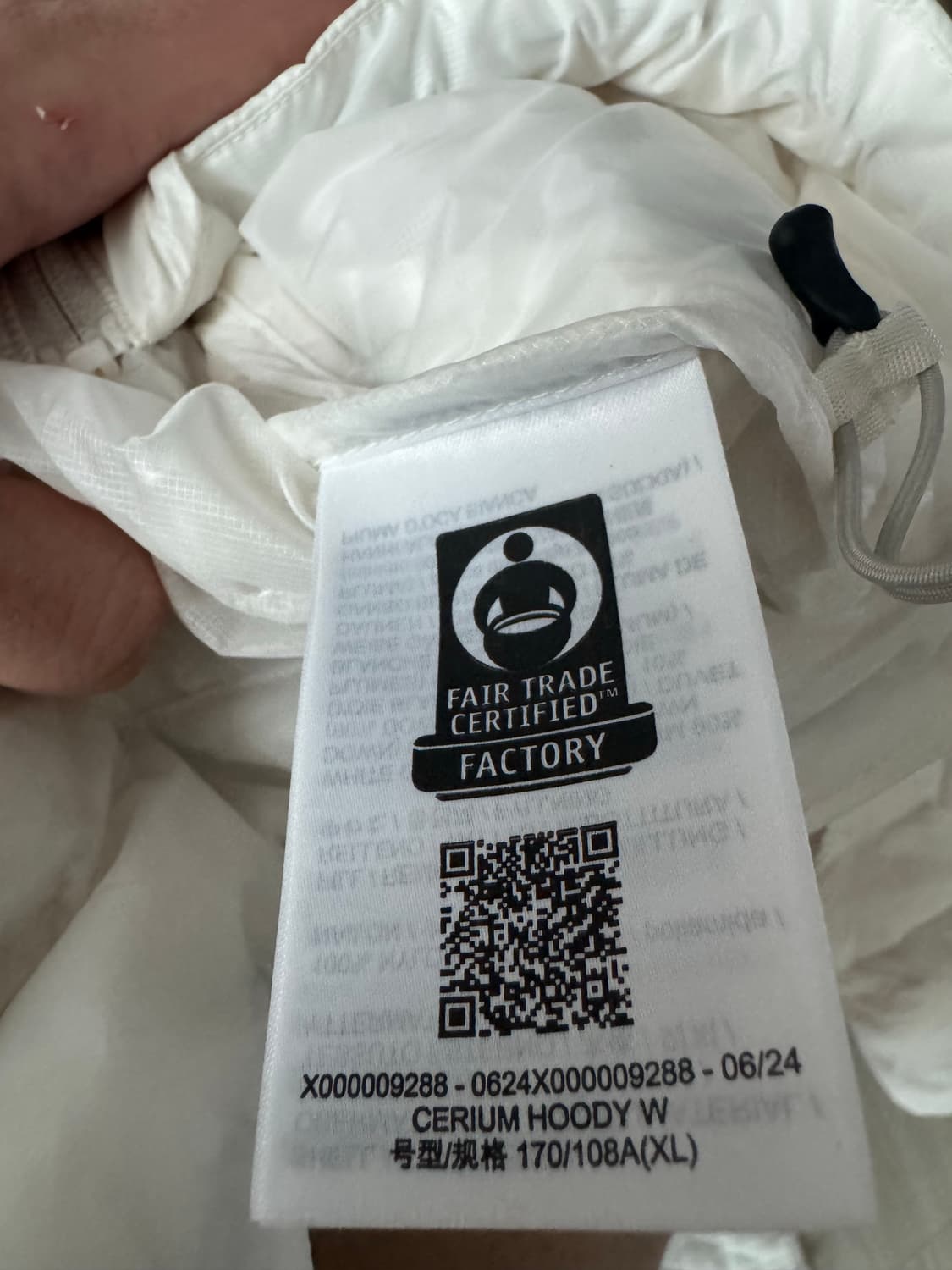 아크테릭스 세륨 후디(W) 화이트 아웃 상품이미지6