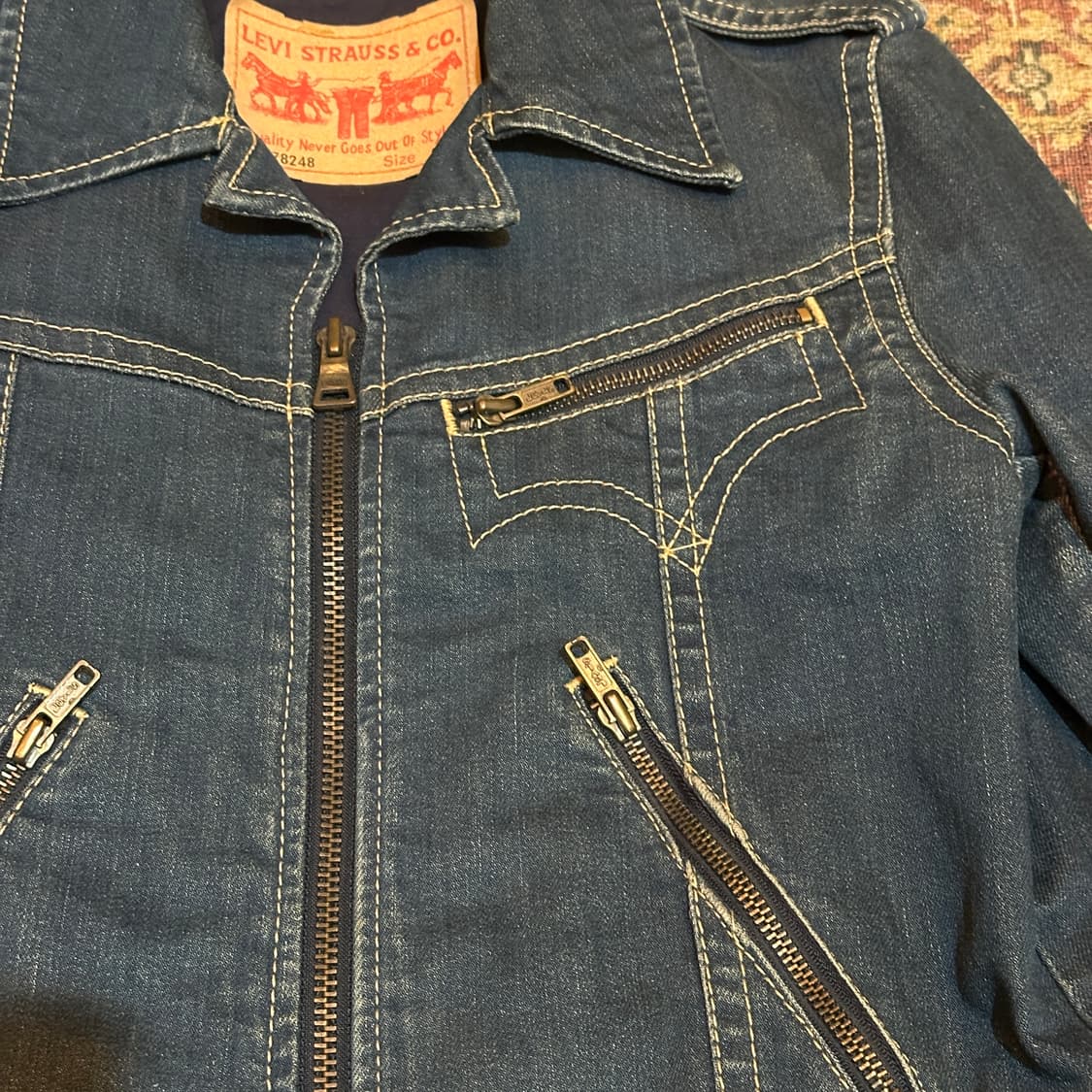 리바이스 데님 라이더 자켓 상품이미지3