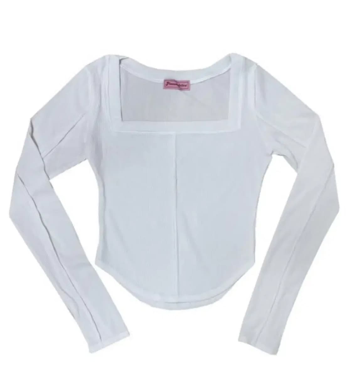 플리즈노팔로우 바비탑 화이트 ss 상품이미지1