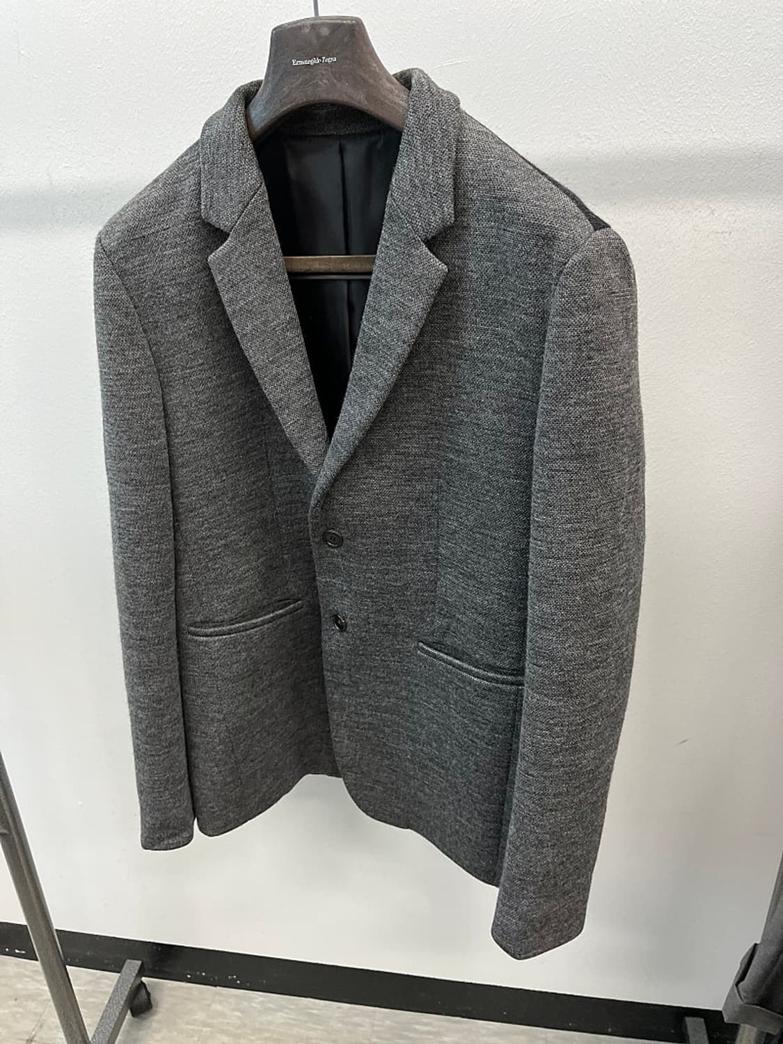 105) 시스템옴므 그레이 울자켓  상품이미지1