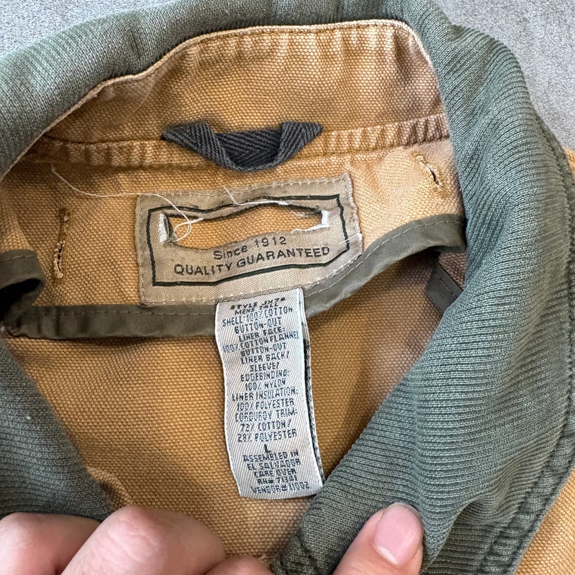 L.L.bean 엘엘빈 다크 베이지 헌팅 자켓  상품이미지4