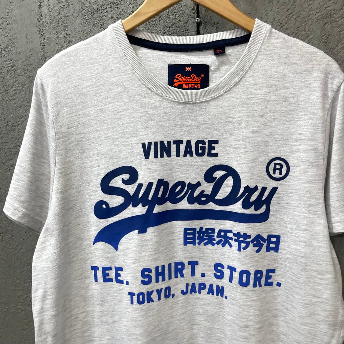 슈퍼드라이 헤리티지 릴렉스 컬리지 티셔츠 2XL 상품이미지3