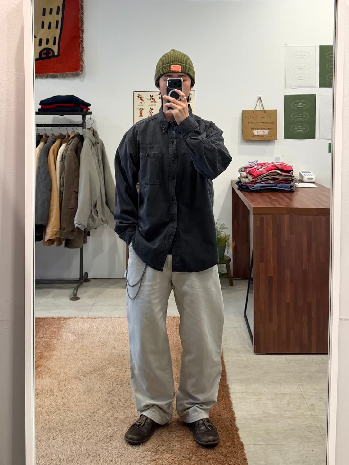 00s Harley-Davidson 할리데이비슨 써멀 와플 셔츠 상품이미지2