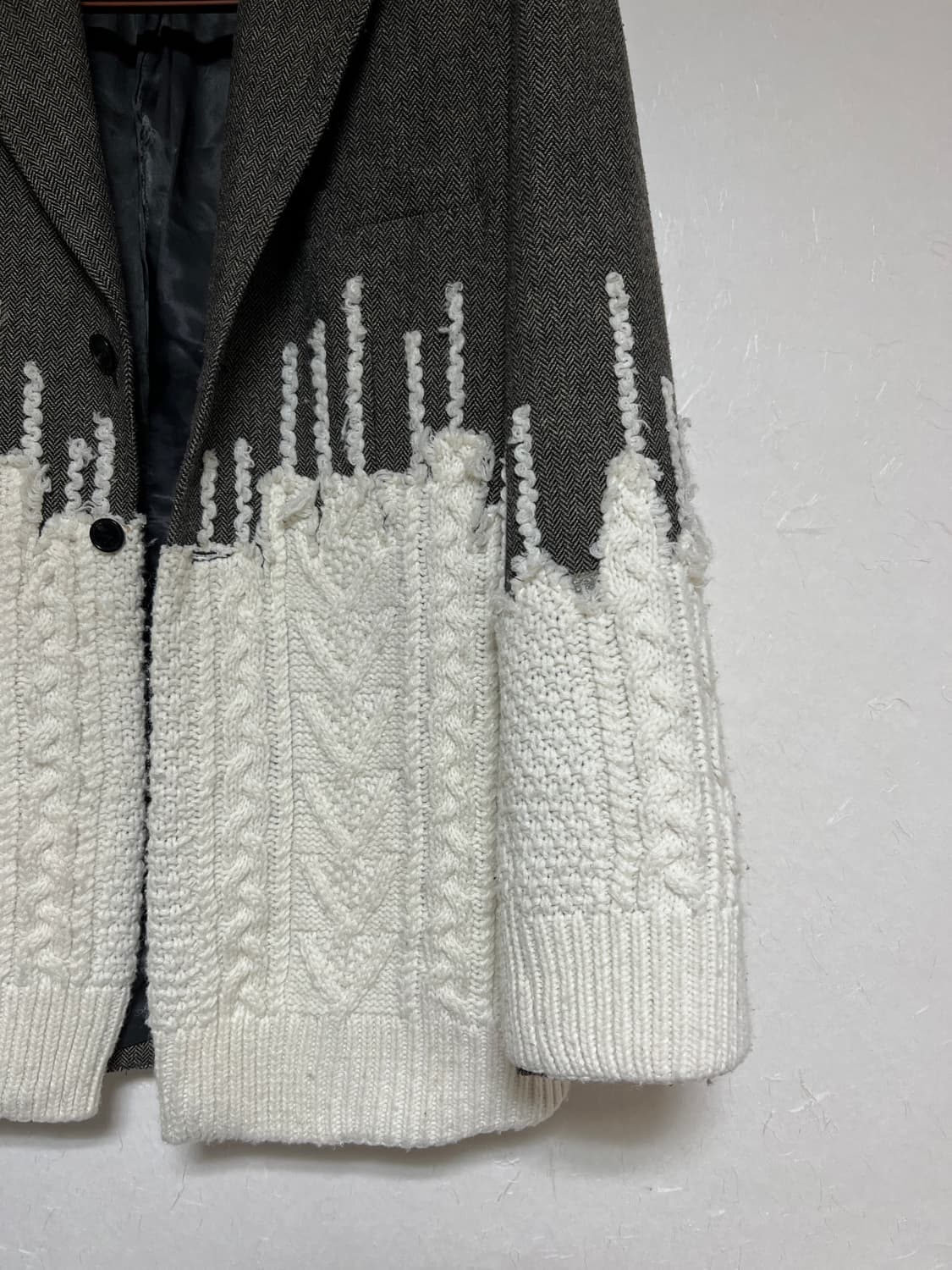 [36] 마르지엘라 투톤 헤링본 블레이저 자켓 상품이미지6