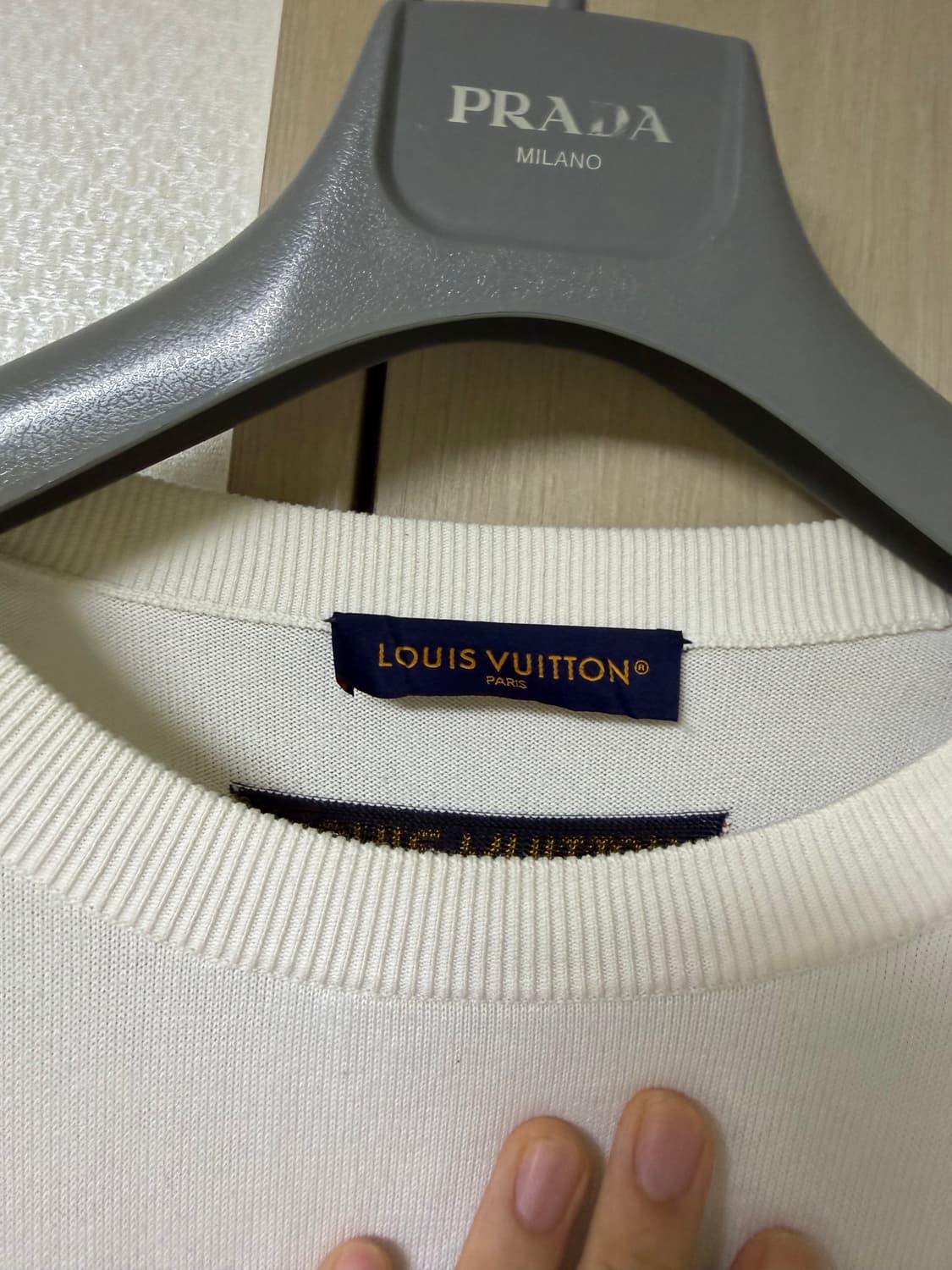 루이비통 인타르시아 코믹카툰 그래픽 오버핏 반팔티셔츠 상품이미지3