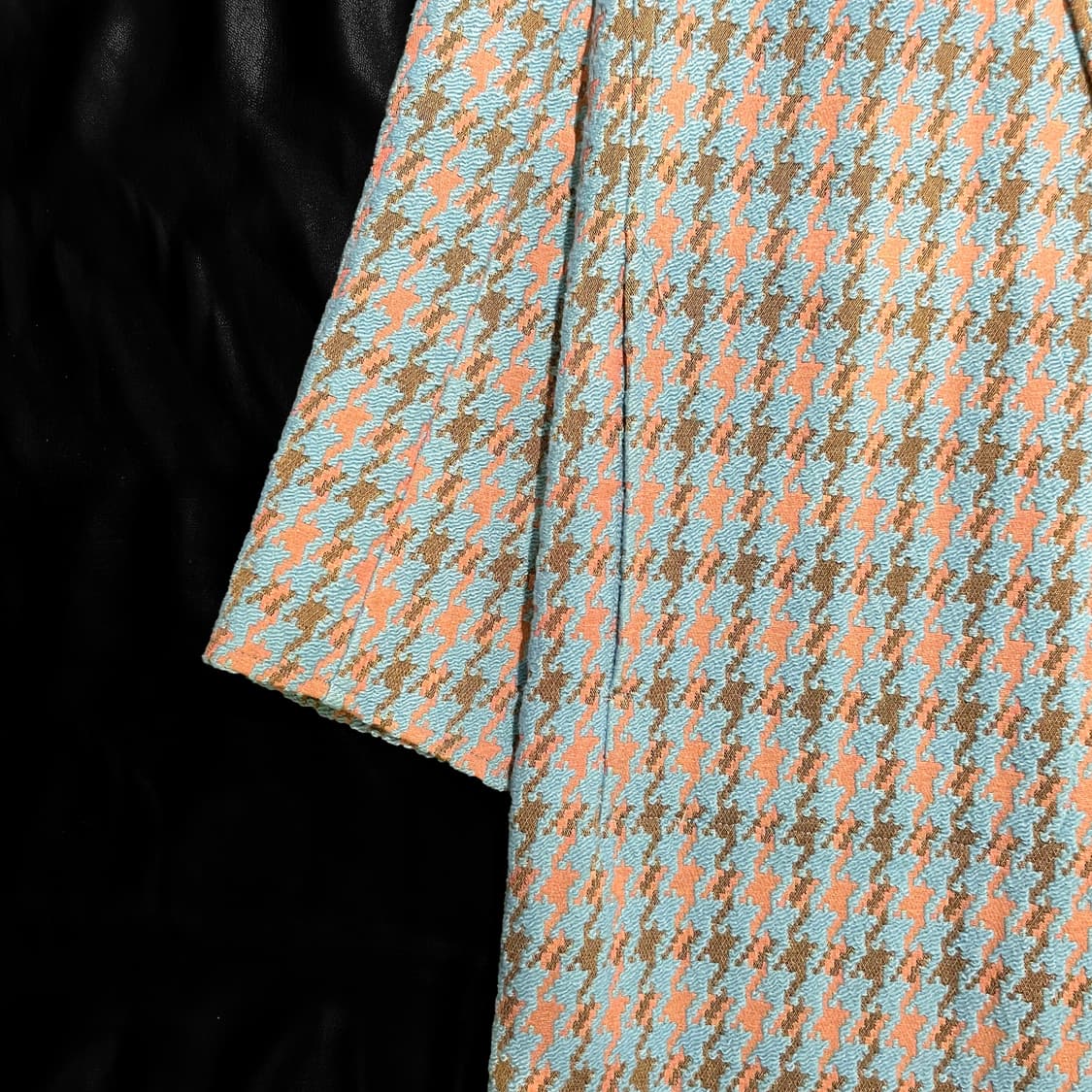 랑방 하운드투스 체크 롱코트 상품이미지4