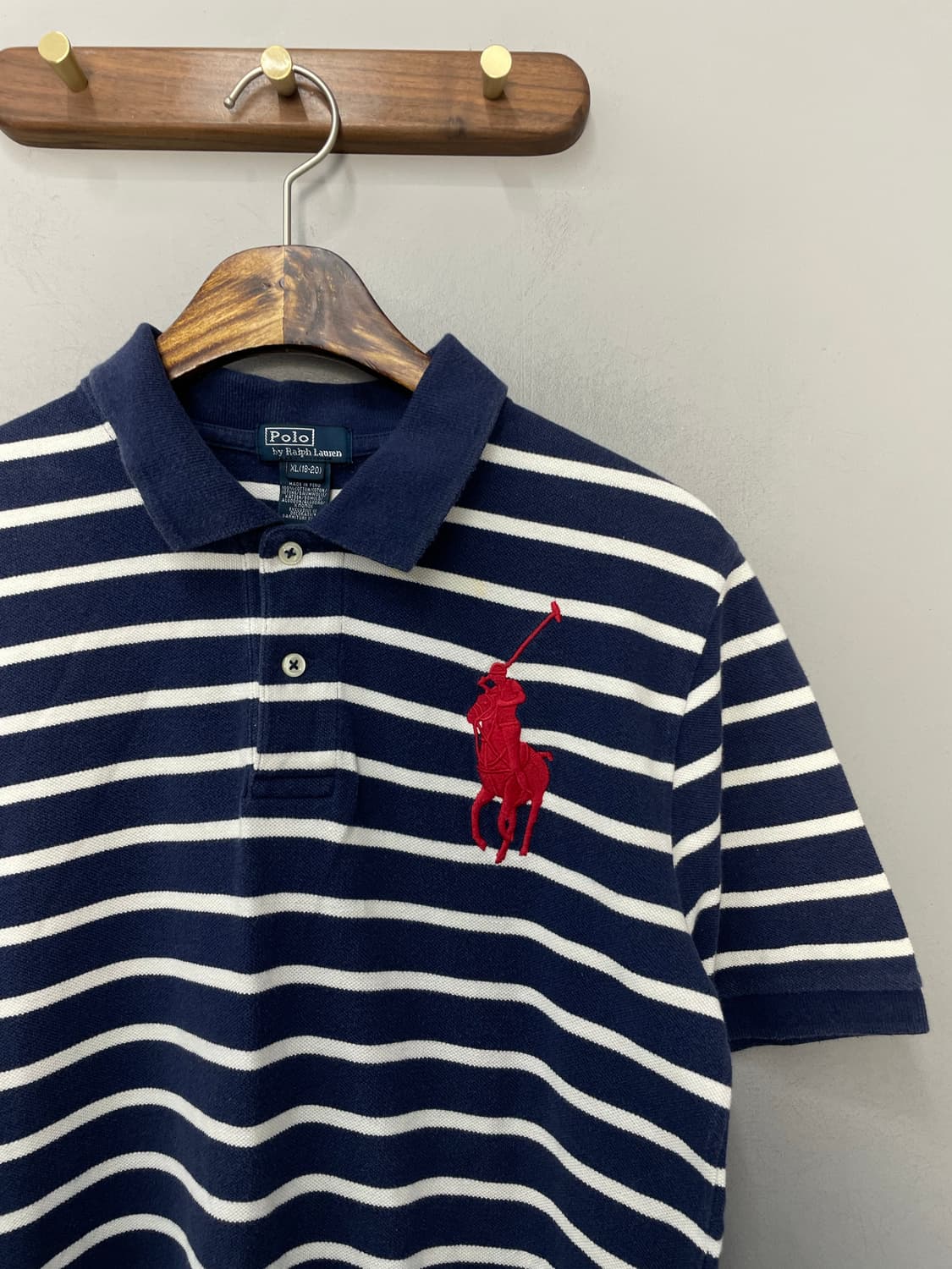 폴로 랄프로렌 빅포니 스트라이프 카라 반팔 H2572 상품이미지3