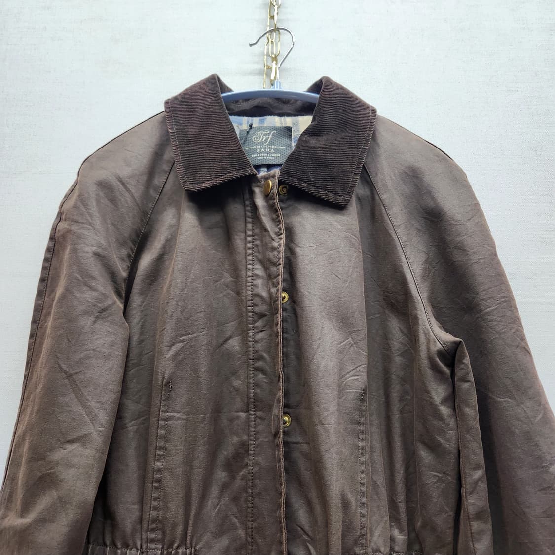 자라 ZARA 카라 카라코듀로이 왁스자켓 L(M) 상품이미지2