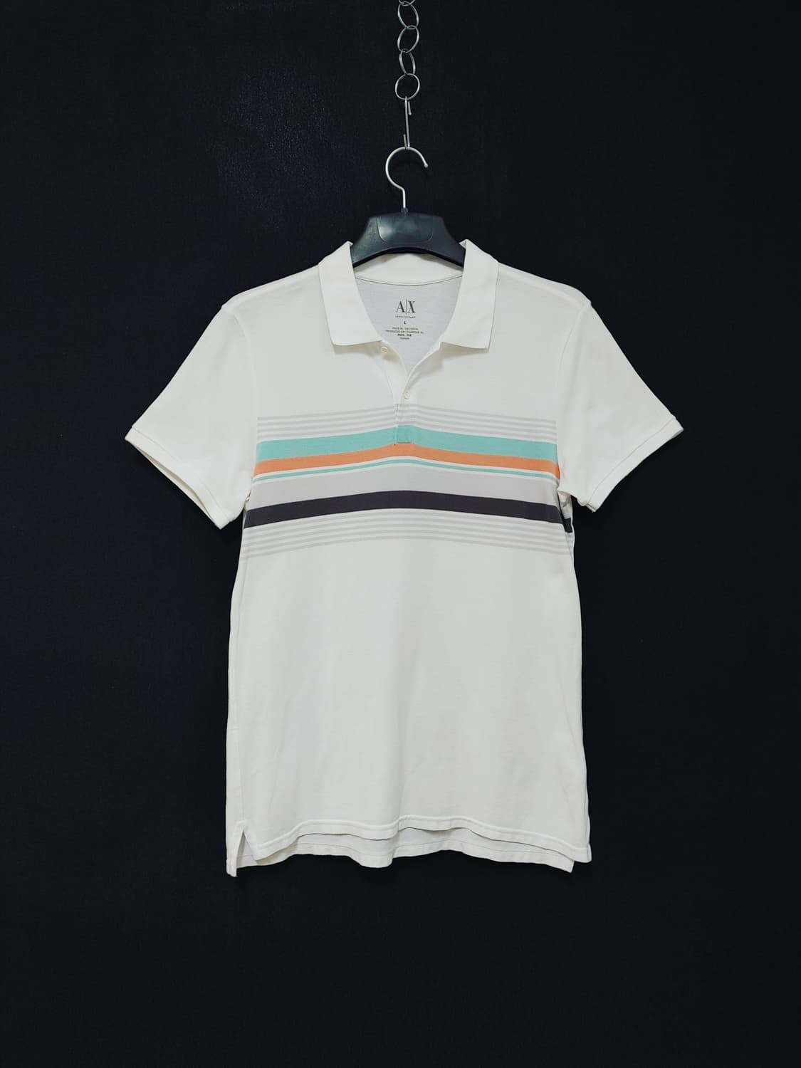 ARMANI EXCHANGE 아르마니 익스체인지 반팔 카라티셔츠 상품이미지1