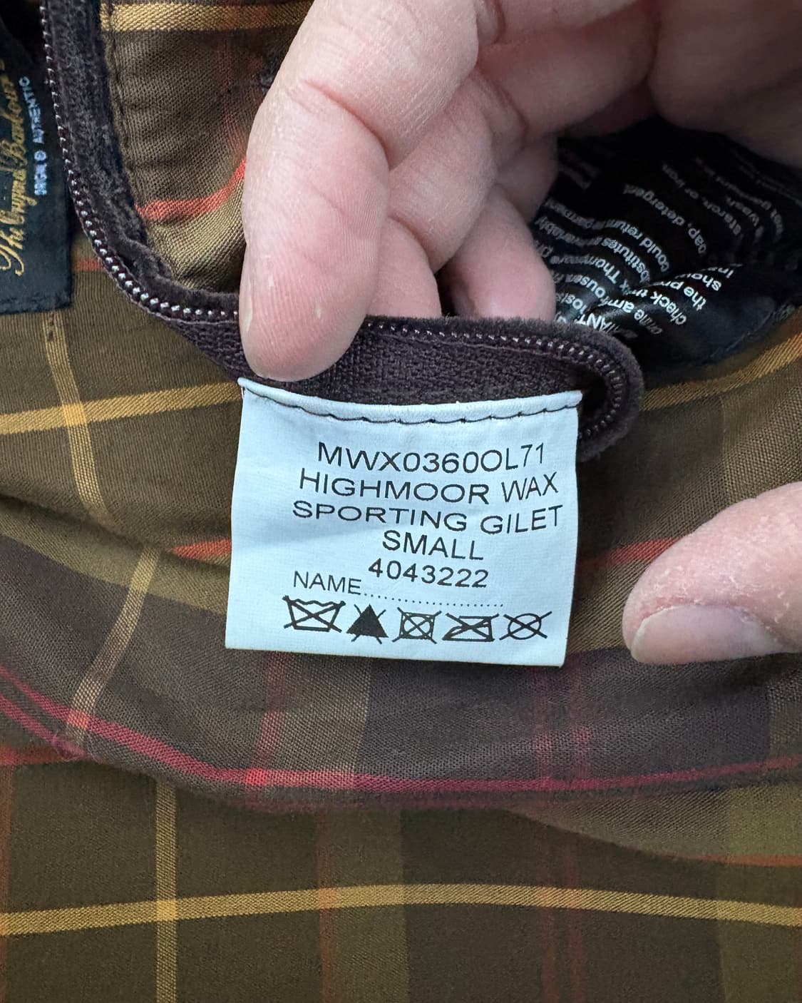 바버 Barbour 하이무어 왁스 스포츠 베스트  상품이미지9