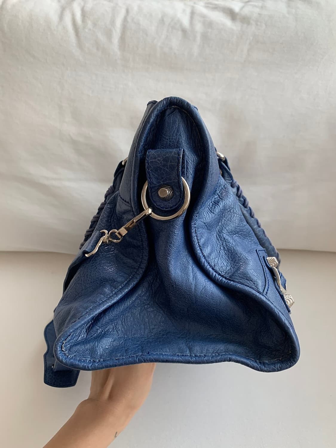 발렌시아가 자이언트 모터백 블루 상품이미지3