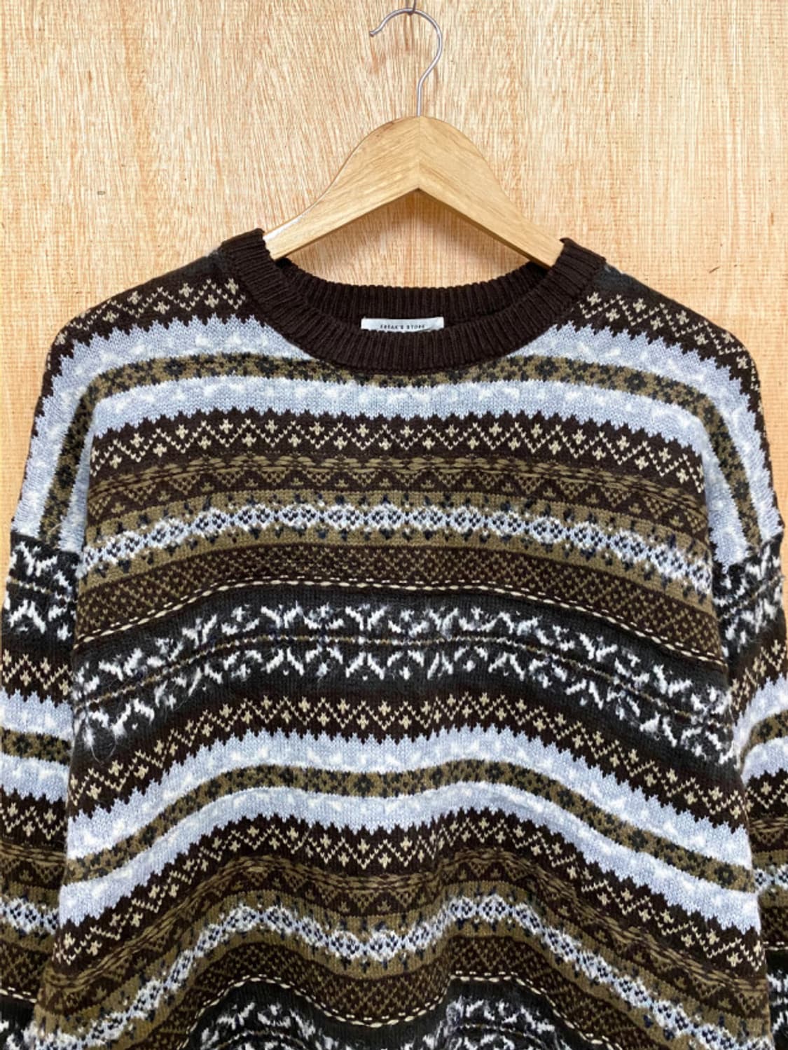 FREAK'S STORE fair isle knit 페어아일 상품이미지5