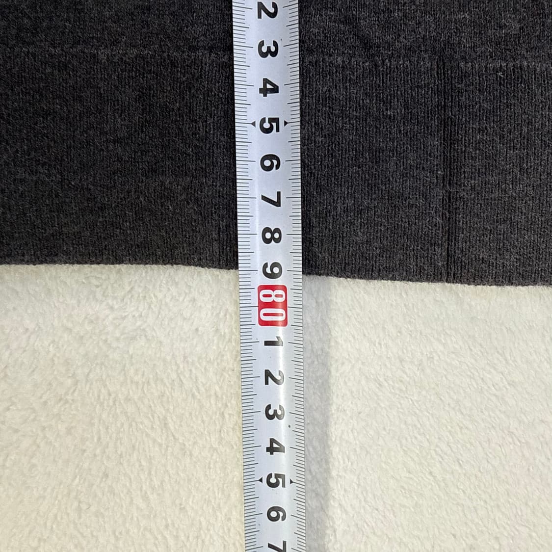 L 노스페이스 차콜 브이넥 니트 0227T 상품이미지6