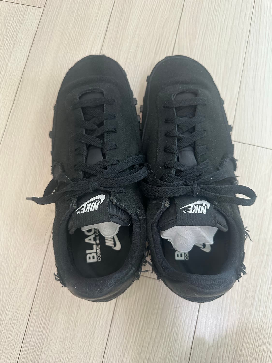 꼼데가르송 블랙 & 나이키 와플레이서 270 상품이미지3